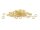 geschlossene Binderinge 8mm goldfarben 50 Stück