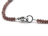 geschlossene Binderinge 8mm platinfarben 50 Stück