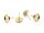 Ohrstecker aus 304 Edelstahl in goldfarben für 8mm Cabochons 4 Stück