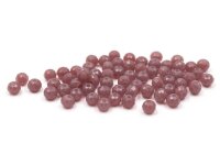 Glasschliffperlen als Rondell in pflaume 3mm 50 Stück