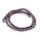 Facettierte Glasschliffperlen als Rondell – Pflaume, 4 x 3,5 mm, 1 Strang