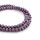 Facettierte Glasschliffperlen als Rondell – Pflaume, 4 x 3,5 mm, 1 Strang