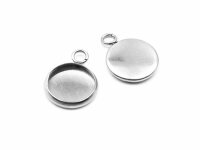 Fassungen aus 304 Edelstahl für 10mm Cabochons 6...