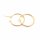 Creolen aus 304 Edelstahl mit PVD-Goldbeschichtung 30mm 2 Stück