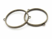 Verbinder als Lünette als Kreis in antik Bronze 2...