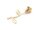 Anhänger als Rose 18 k Gold beschichtet 1 Stück