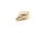 Anhänger als Muschel aus Messing 18k Gold beschichtet 1 Stück