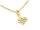 Schmetterlinge als Anhänger mit Zirkonia 18k Gold beschichtet 1 Stück