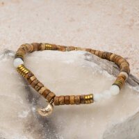 Perlen aus Jaspis in hellbraun 4mm 10 Stück