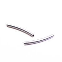 Tubenperlen aus 304 Edelstahl 20mm 2 Stück