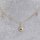 Sonnen Anhänger mit schwarzem Zirkonia 18k Gold beschichtet 11mm 2 Stück