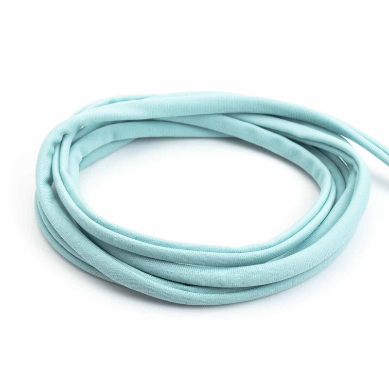 elastisches Habotei Seidenband in hellblau 5x3mm 2m