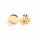 Ohrclips für 12mm Cabochons aus 304 Edelstahl in goldfarben 2 Stück
