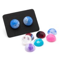 mehrfarbige Resincabochons 10mm 10 Stück