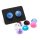 mehrfarbige Resincabochons 10mm 10 Stück