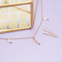 Nietstifte mit 18K Goldbeschichtung 30mm 10 Stück