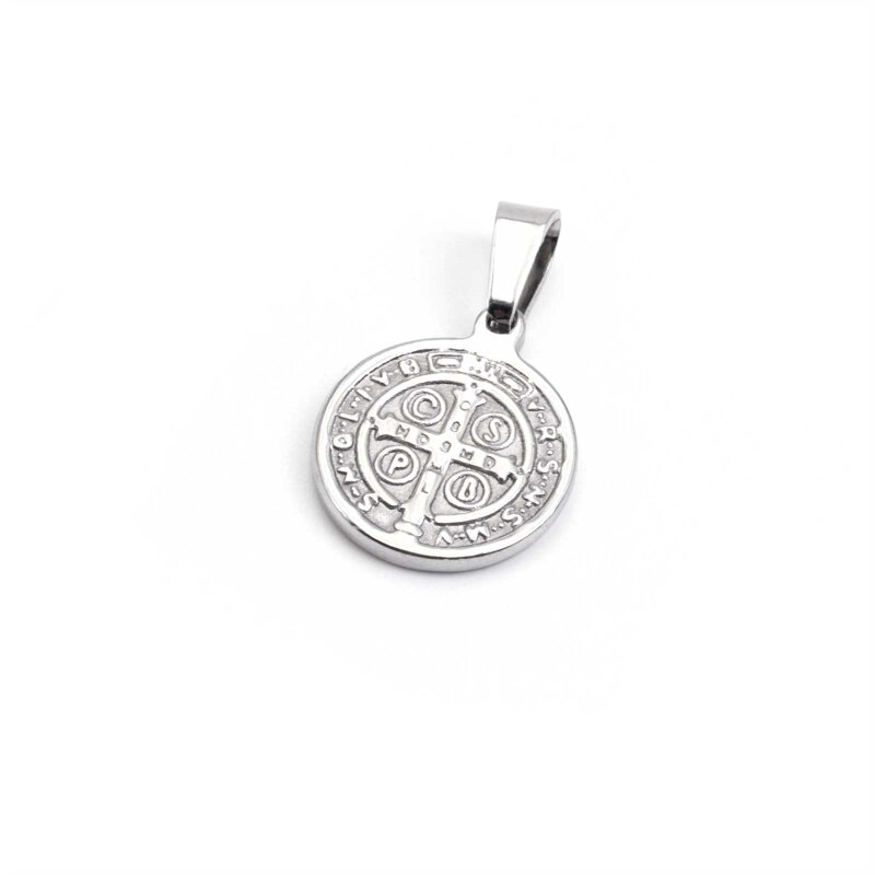 Anhänger als Münze aus 304 Edelstahl 12mm 1 Stück