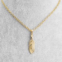 Collierschlaufen aus Messing mit 18K Goldbeschichtung, 11...