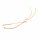 Armband Rohling aus Messing in goldfarben, 22 cm, 1 Stück