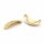 Schubladengriffe Eisen Muschelgriffe Goldfarben 81x35mm 2 Stück