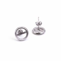 Ohrstecker aus 925 Sterling Silber für 8mm Cabchons...