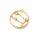 Anhänger Sternbild Zwillinge mit einer 18k Gold Beschichtung 1 Stück