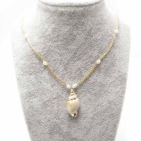 Röhrenperlen aus Messing mit18k Gold Beschichtung 6...