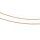 Gliederkette aus 304 Edelstahl 2,5x2 mm goldfarben ionenplattiert 1 Meter