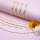 Gliederkette aus Messing, 18K Goldbeschichtung, 1 m