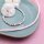 Heishiperlen aus Polymer-Ton 3mm in rosa 1 Strang