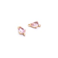 Verbinder als Tropfen in light goldfarben mit...