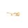 Anhänger Rose, Messing 18K goldbeschichtet, 1 Stück