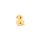 Zwischenperle Und-Symbol, Edelstahl 304, IP Gold beschichtet, 10 mm, 1 Stück