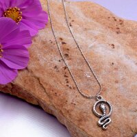 fertige Coreana Kette aus Messing mit Platinbeschichtung...