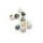 Perlen aus natürlichem Baumachat 6mm 10 Stück