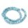 Perlen aus gefärbtem Chalcedon in Aquamarin-Optik, 6 mm, 1 Strang