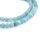 Perlen aus gefärbtem Chalcedon in Aquamarin-Optik, 6 mm, 1 Strang