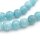 Perlen aus gefärbtem Chalcedon in Aquamarin-Optik, 6 mm, 1 Strang