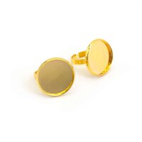 Ringrohlinge mit runder Fassung für 20mm Cabochons...
