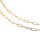 grobe Gliederkette in lightgoldfarben 21x8,5mm 1m