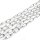grobe Gliederkette in platinfarben 16x7mm 1m