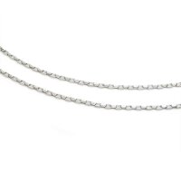 Venezianerkette aus 304 Edelstahl 4x2mm 1m