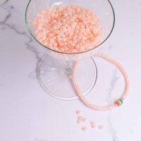 Rocailles Perlen in lachsfarben 3mm 40g