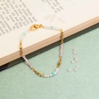 Perlen aus natürlichem Rosenquarz 3mm 20 Stück