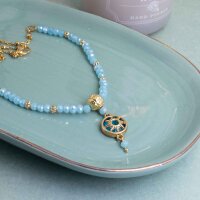 Guru Perle aus Messing mit 14k Gold Beschichtung 8mm 2...