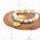 Crackleglasperlen in beige 8mm 30 Stück