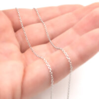 zarte fertige Kette aus 925 Sterling Silber 45cm 1...