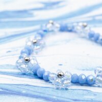 Rocailles Perlen in fliederblau mit Holo Effekt 4mm 20g