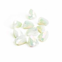 facettierte Perlen als Dreieck in mintfarben 8x6mm 10...