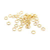 Biegeringe aus 304 Edelstahl mit 18k Gold beschichtet...